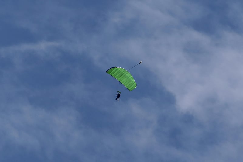 Skydivers in Action